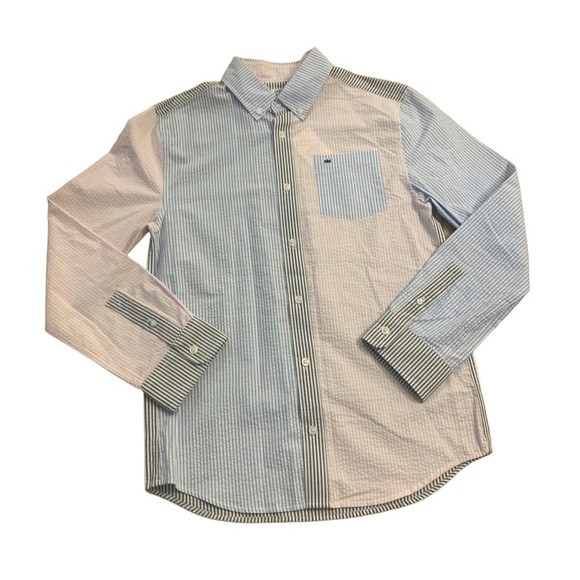 Crown & ivy | Long Sleeve Button Down Shirt Size Large Boys New No Tags - Picture 3 of 9